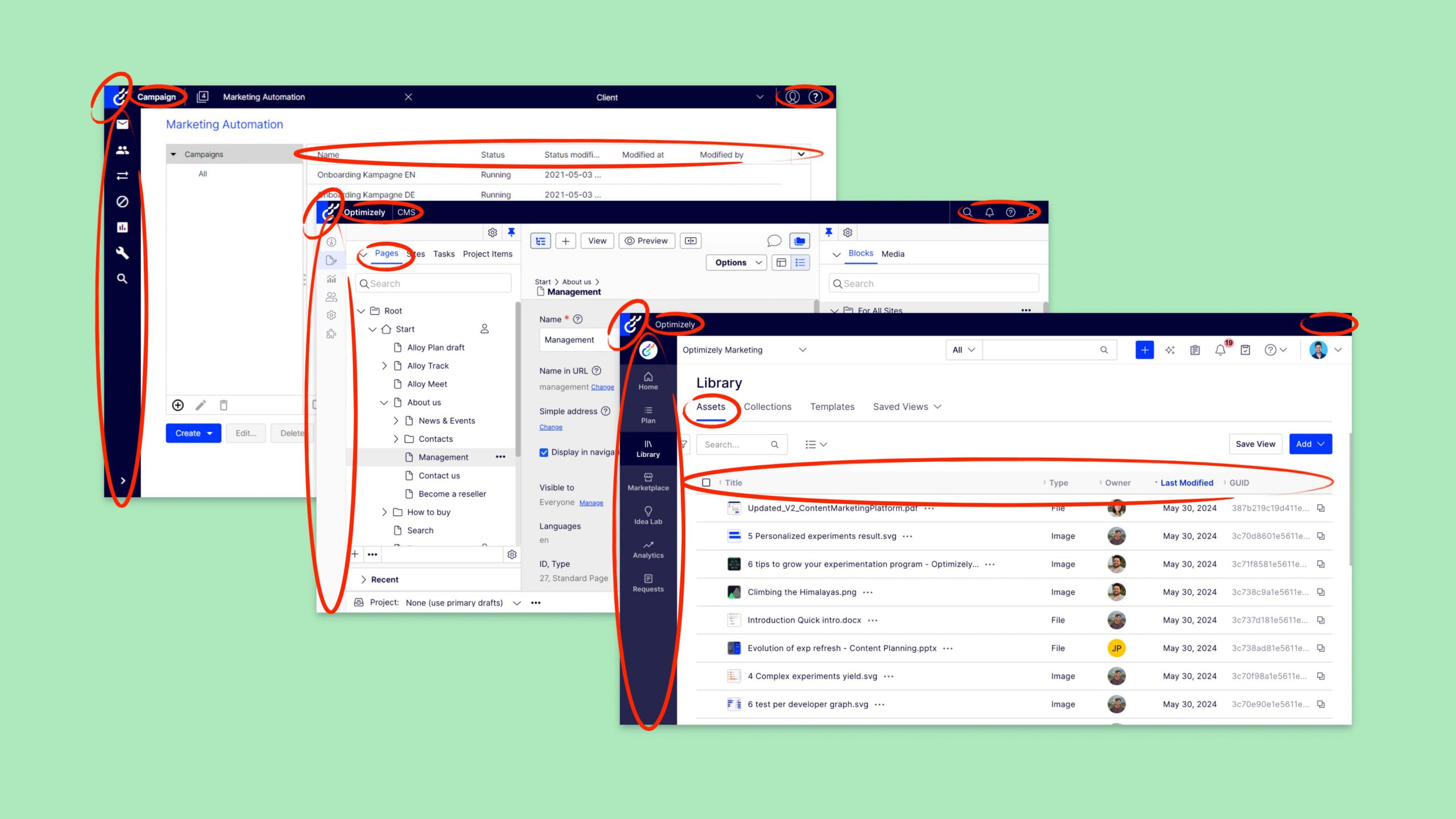 Design Inconsistencies – Opti