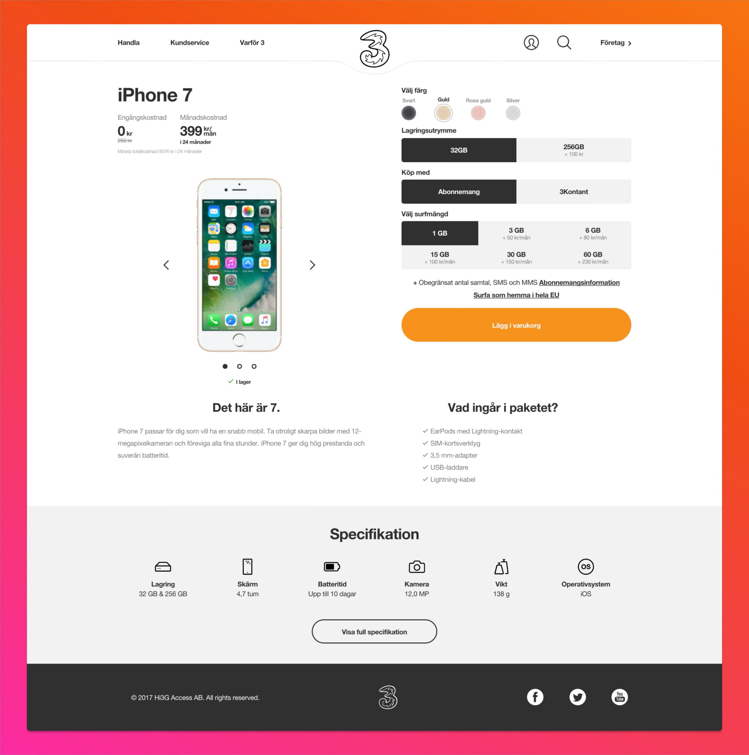 MVP Launch – Webshop – Tre